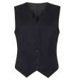 BK370 2233 Brook Taverner Ladies Concept Omega Waistcoat Black colour image